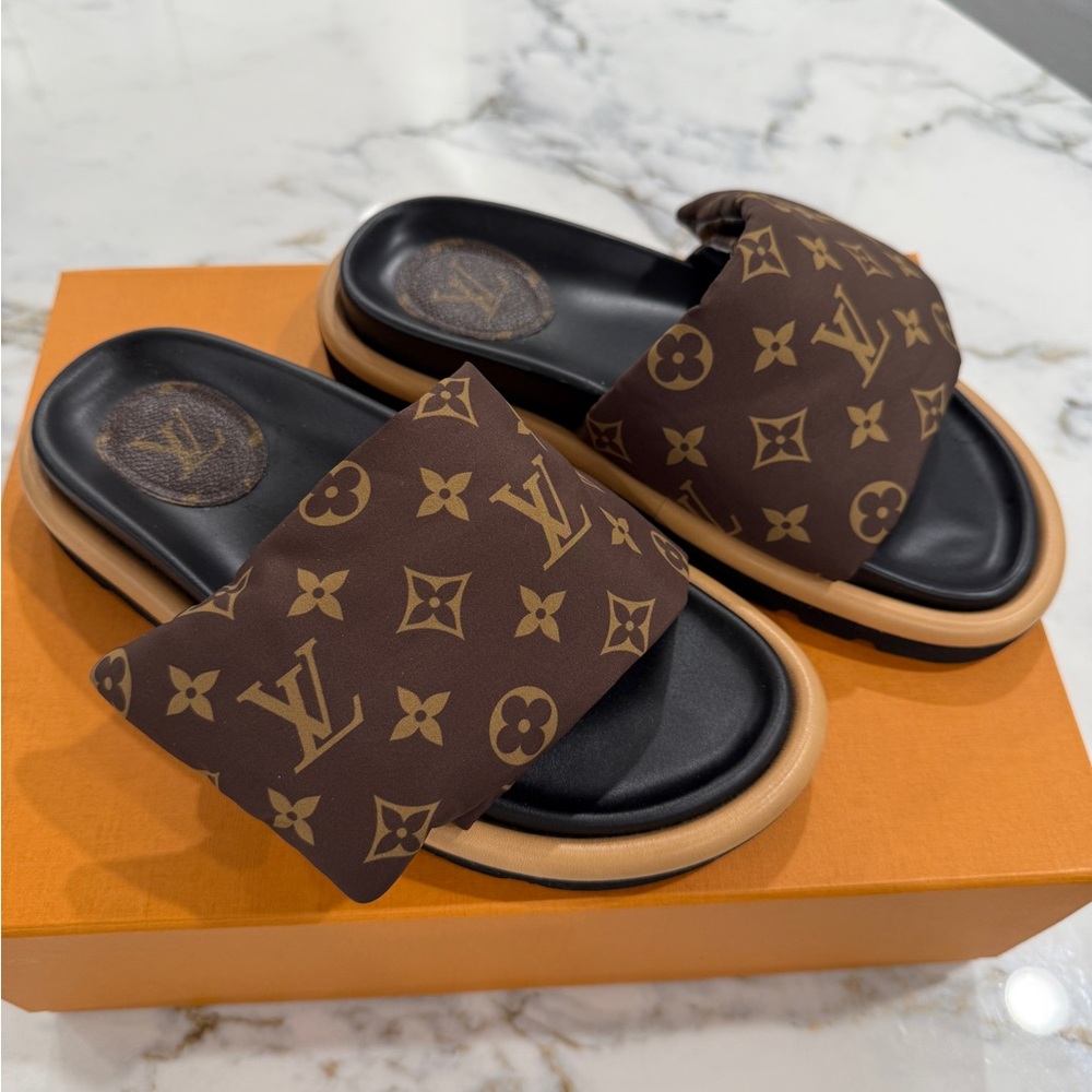 Authentic Louis Vuitton Pool Pillow Flat Size 39